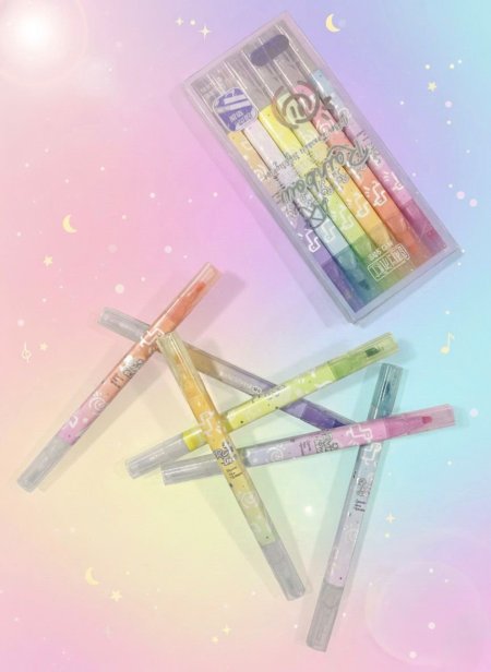 أقلام هايلاتر لامعه